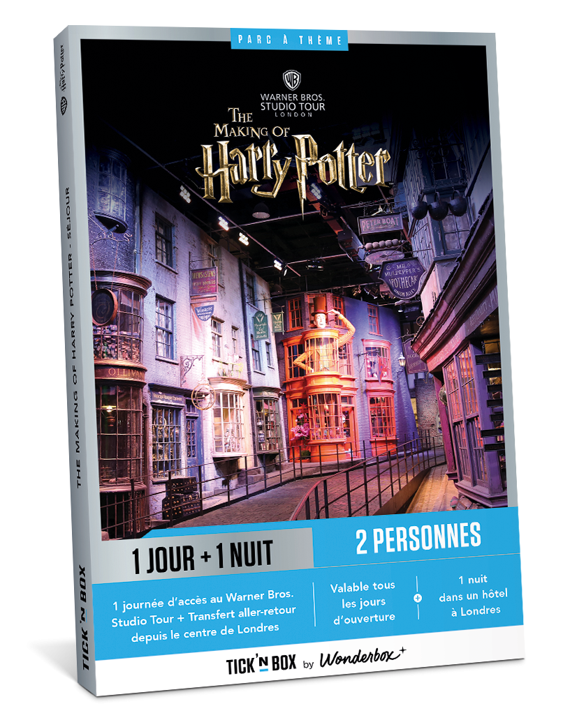 Coffret cadeau Harry Potter Studio Séjour - Tick'nBox