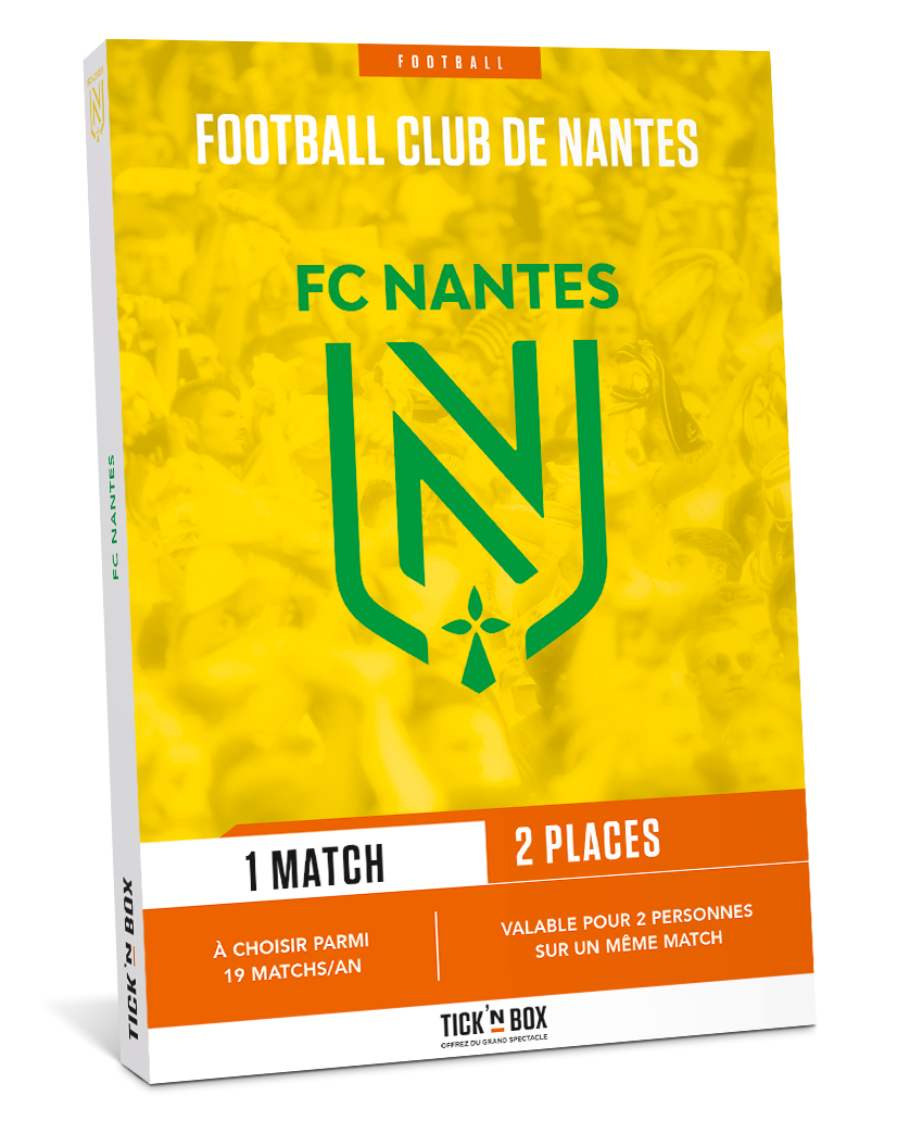 Box cadeau match football FC Nantes – Tick'nBox Football