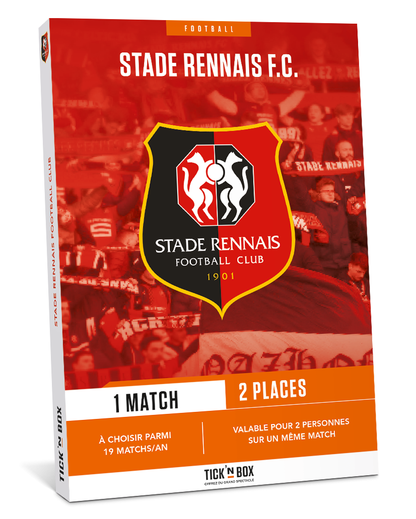 Coffret cadeau match foot Stade Rennais - Stadiumbox Football