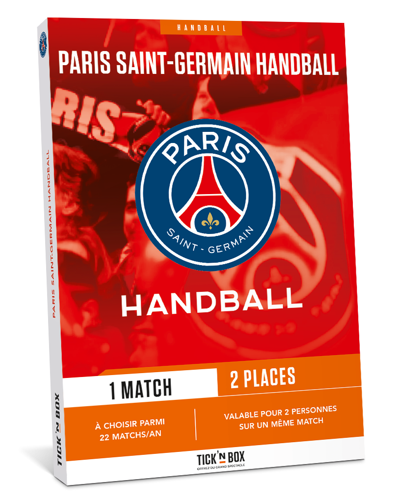 Box cadeau match handball PSG Handball - Tick'nBox PSG Handball